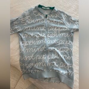 Peppermint Light Blue Cycling Jersey